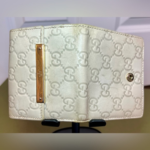 Gucci Beige Monogram Wallet - GUC - Picture 5 of 11